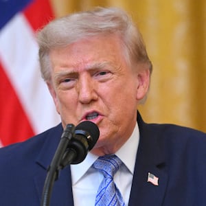 U.S. President Donald Trump speaks about election security during an address to the nation from the East Room of the White House in Washington, D.C., U.S., July 16, 2026.     SAUL LOEB/Pool via REUTERS