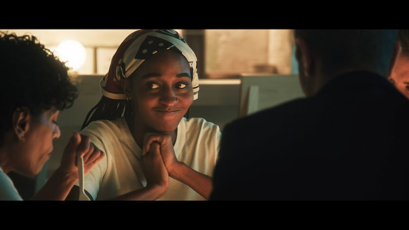 Liza Colón-Zayas as Tina, Ayo Edebiri as Sydney Adamu