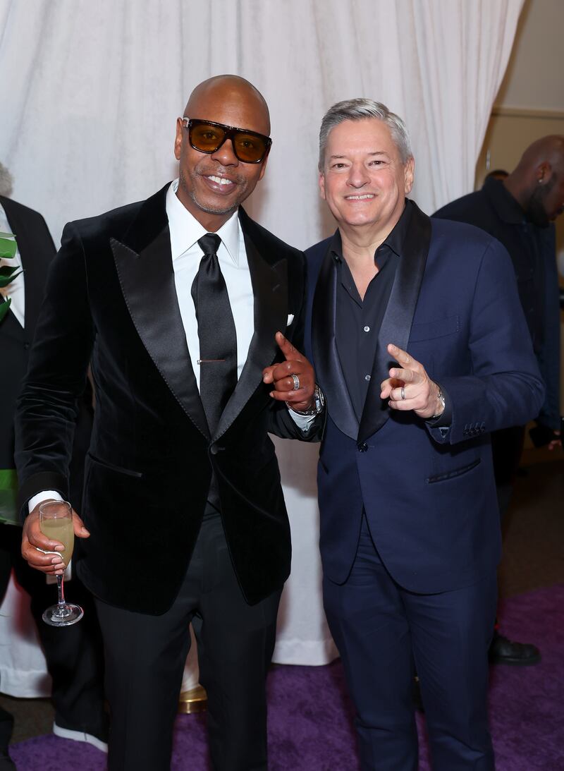 Dave Chappelle and Ted Sarandos