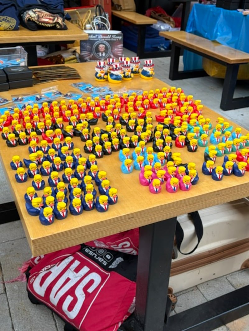 Convention-goers could pick up a Donald Trump rubber duck.