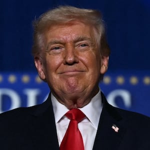 President Donald Trump arrives to deliver remarks on the economy in Clive, Iowa, on January 27, 2026.