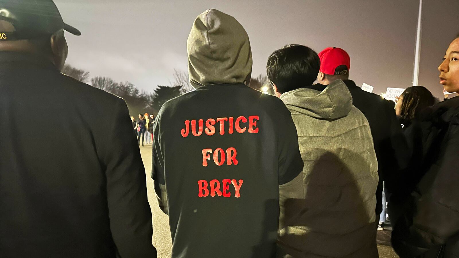 A protest in Shawnee Mission, Kansas, over the local school district’s repeated issues with racism.