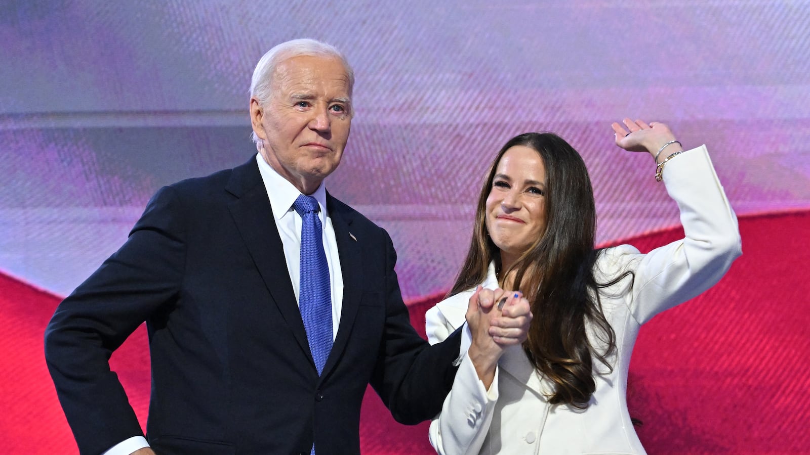 Ashley Biden and her father, former President Joe Biden.