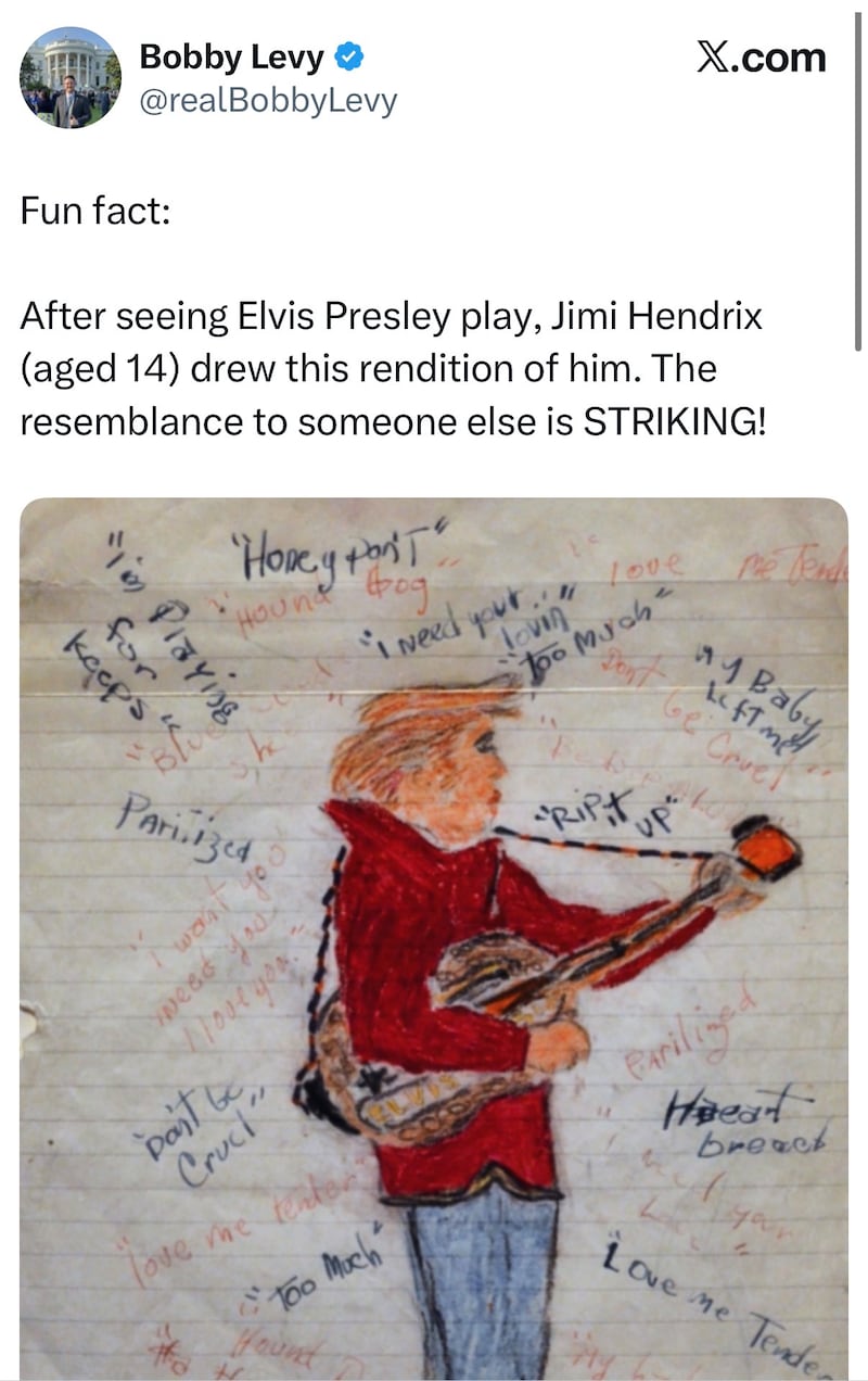 Donald Trump Elvis presley