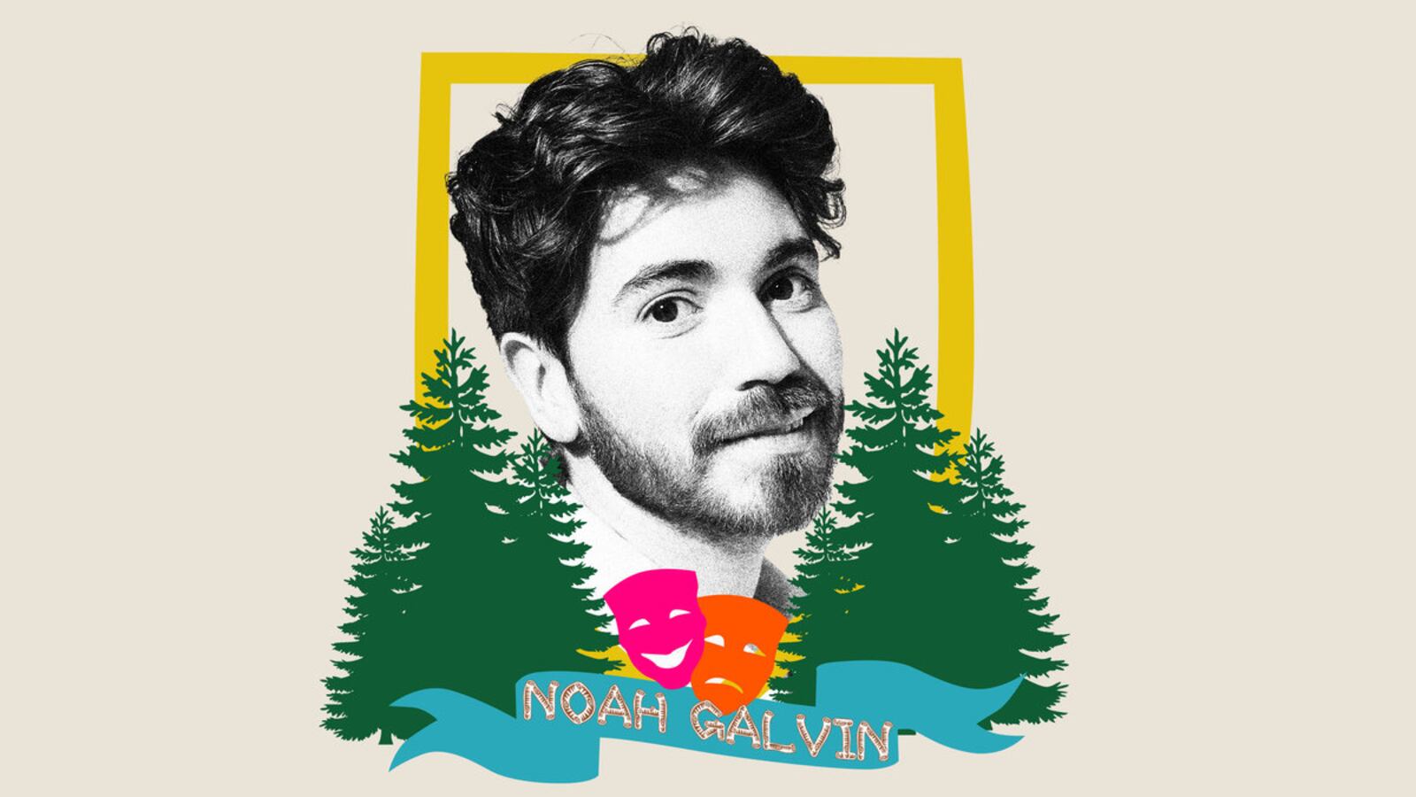 Photo illustration of Noah Galvin.