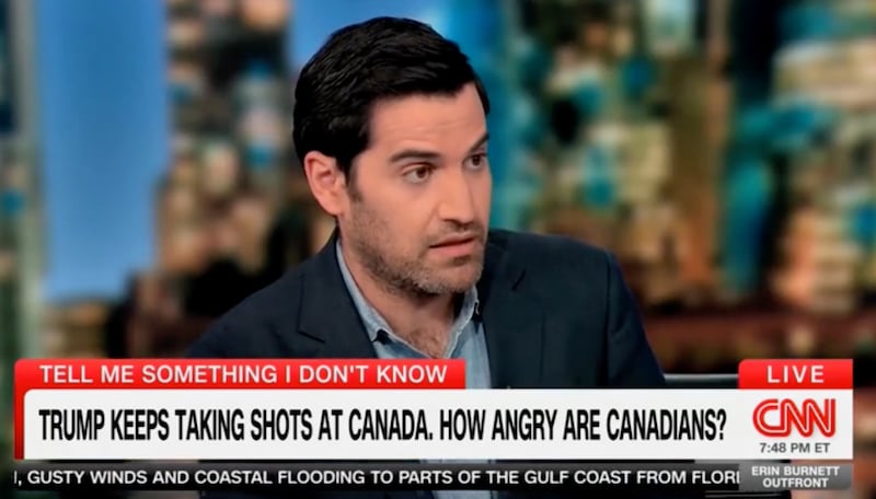 Harry Enten says Trump's unpopularity with Canadians is "unprecedented."