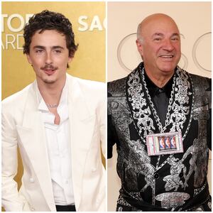 Timothée Chalamet and Kevin O'Leary