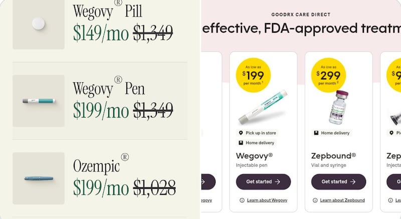 Social media users quickly started comparing TrumpRx to GoodRx, but with just 43 drugs to start and not the generic options.