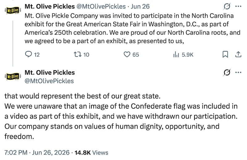 Mt. Olive Pickles on X