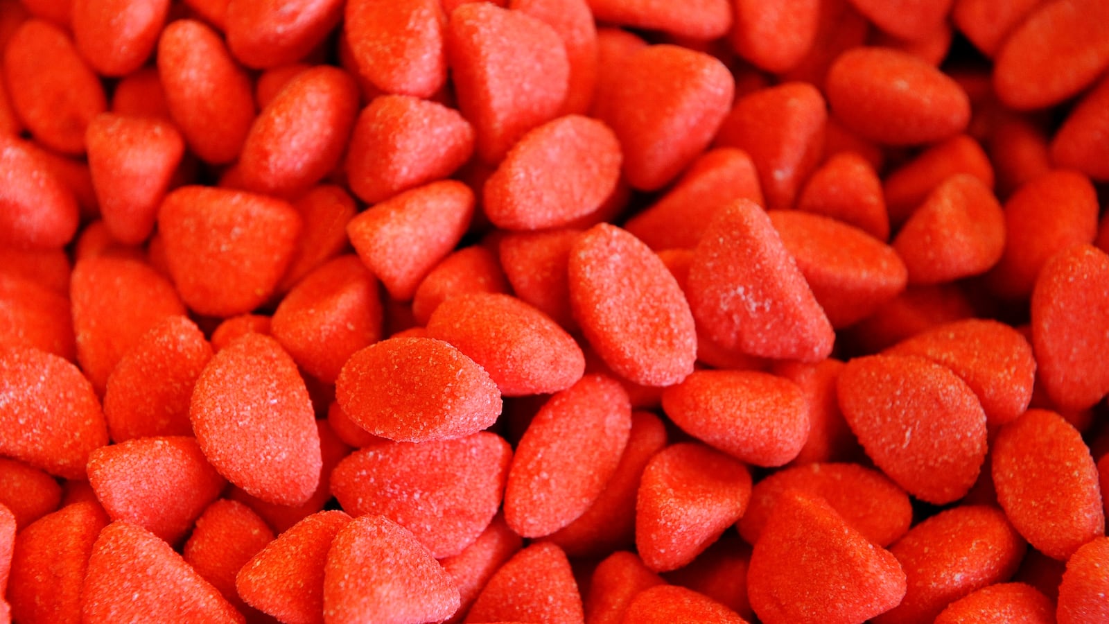 Red candy.