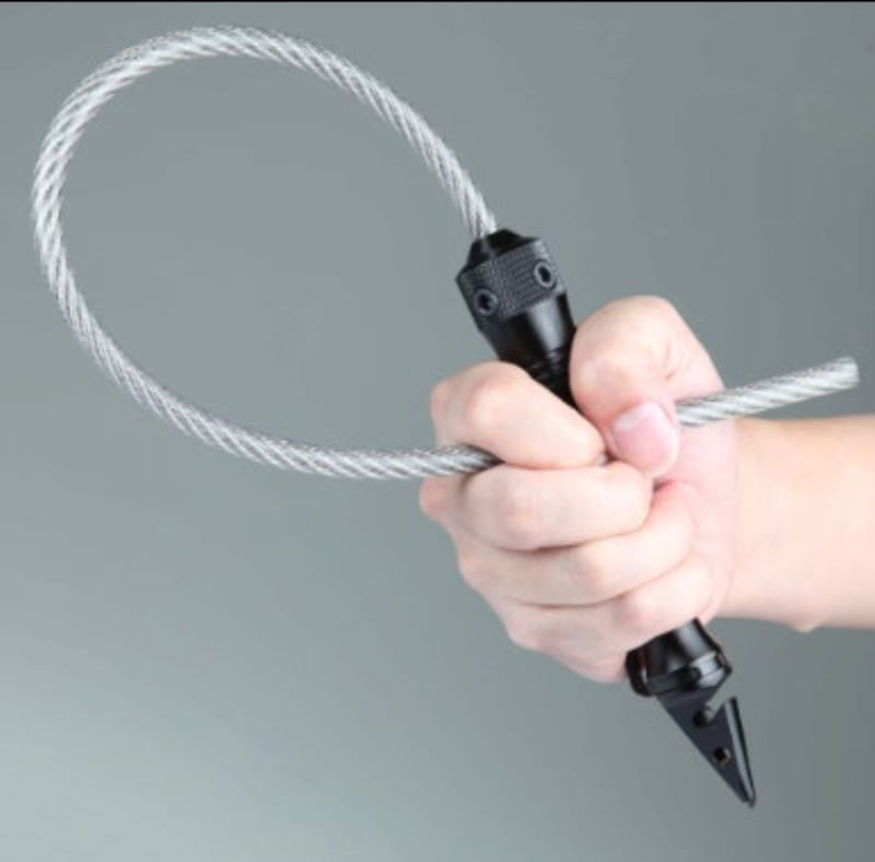 A weapon Taake used on cops.