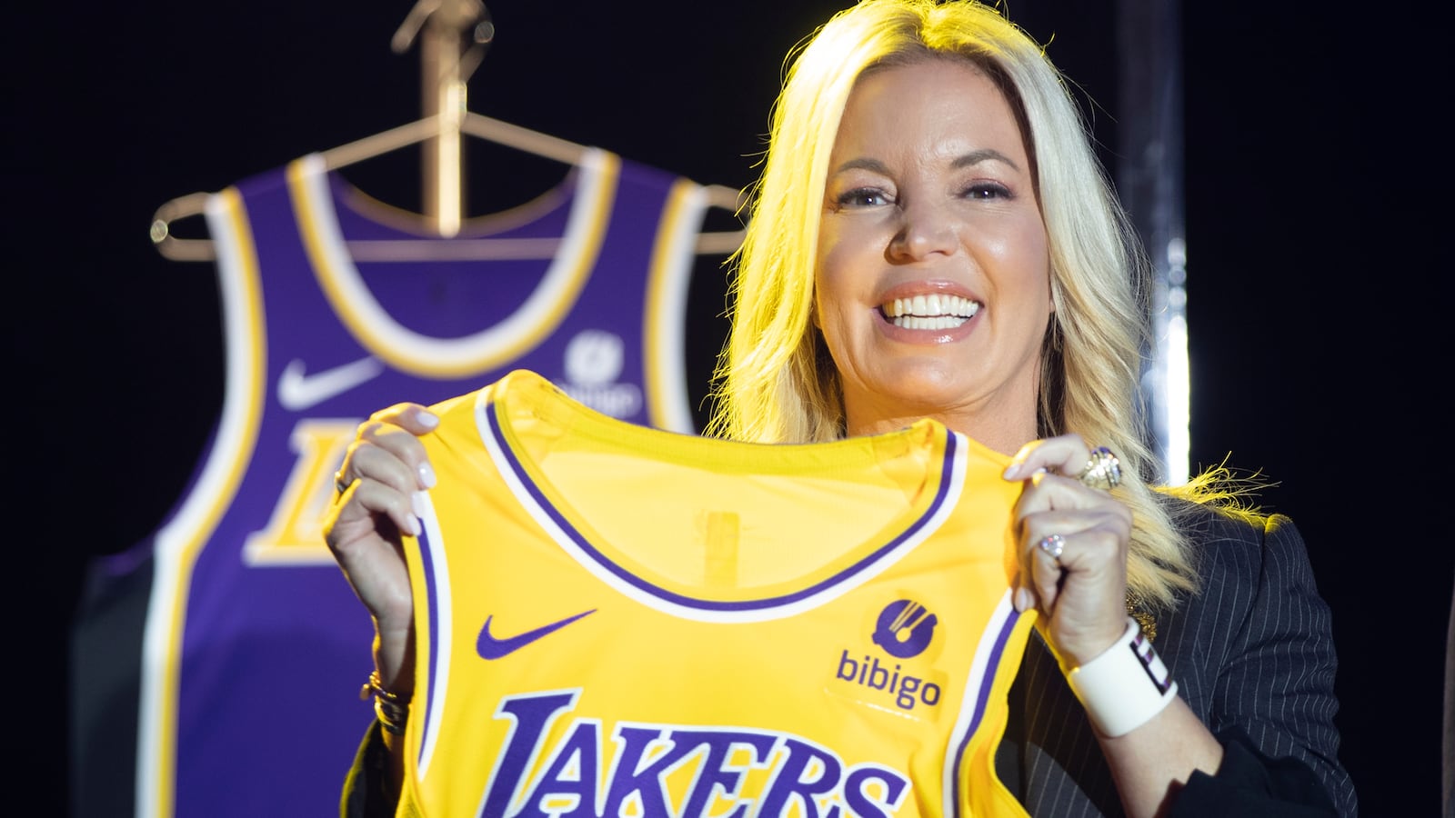 Jeanie Buss, CEO / Governor / Co-owner of the Los Angeles Lakers.