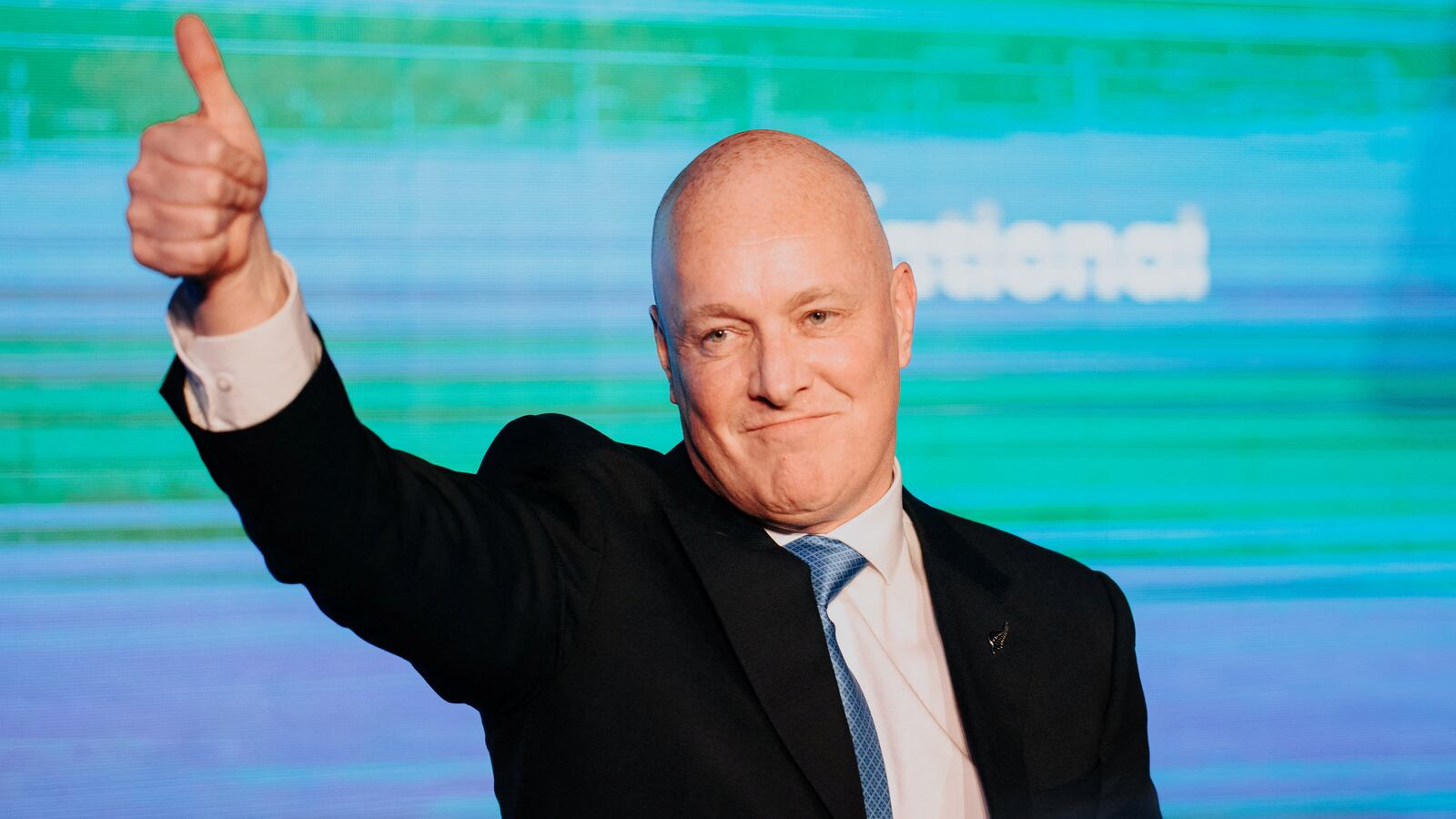 National Party Leader and Prime Minister-elect Christopher Luxon.