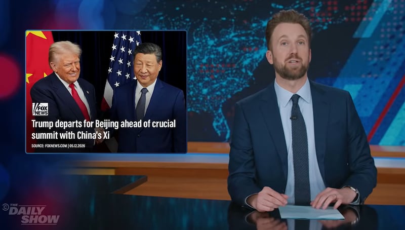 trumo china daily show