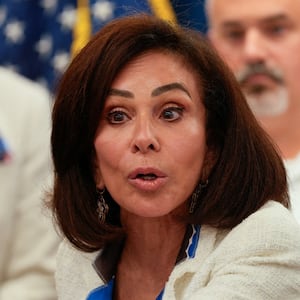 U.S. Attorney Jeanine Pirro discusses charges related to vandalism of the Lincoln Memorial Reflecting Pool during a press conference in Washington, D.C., U.S., July 2, 2026.