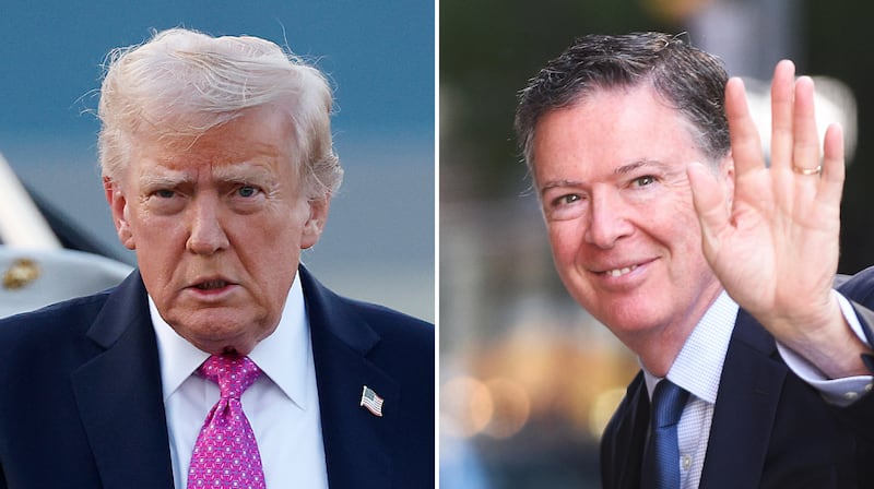 Donald Trump and James Comey