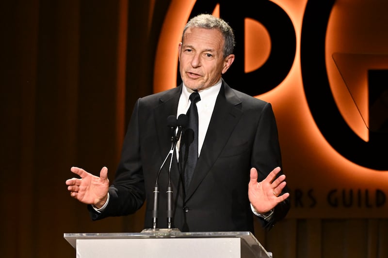 Bob Iger at the 36th Producers Guild of America Awards held at Fairmont Century Plaza on February 8, 2025 in Los Angeles, California.