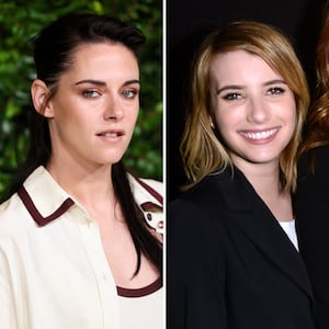 Kristen Stewart (left); Emma Roberts (right)