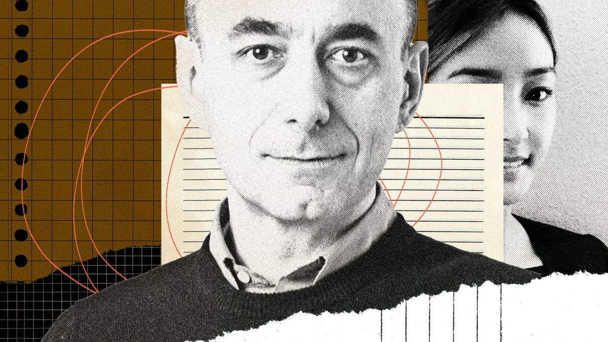 A photo illustration of Dr. Jean-Laurent Casanova and Jennifer Lin, a woman he accuses of an attempted extortion plot.