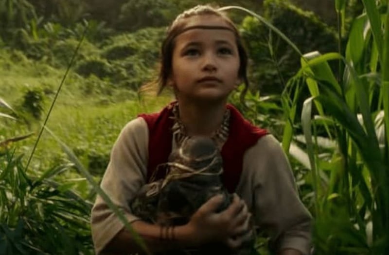 Kaylee Hottle as "Jia" in Godzilla vs. Kong