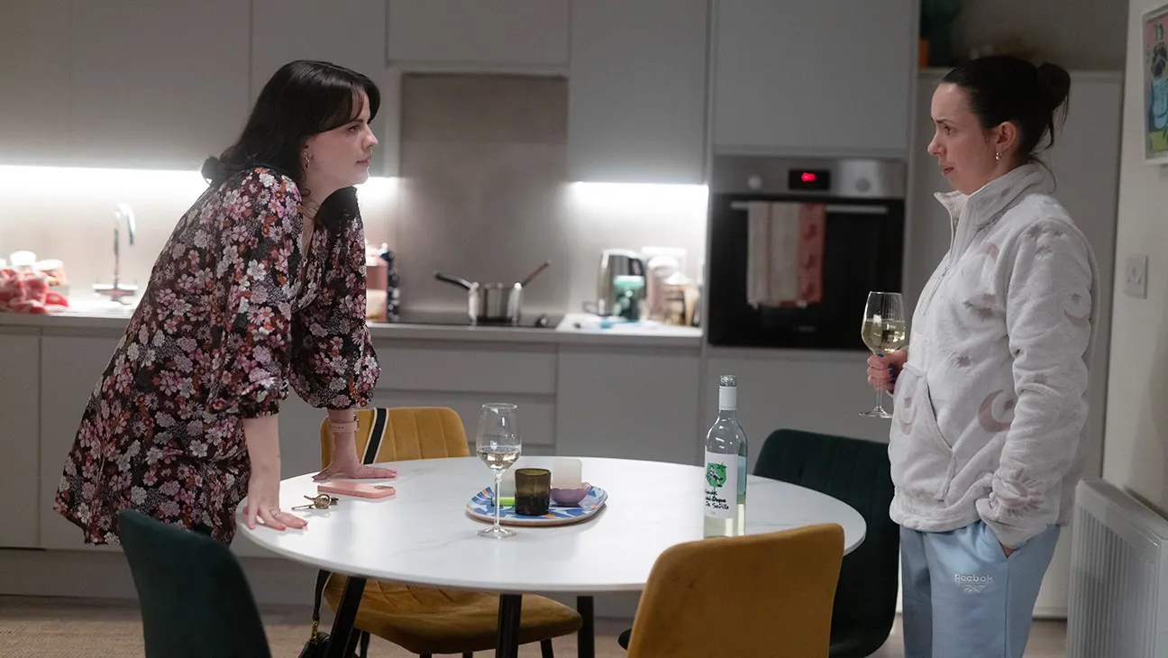 Kate O'Flynn and Alice Bailey Johnson in “Tender Loving Care.”