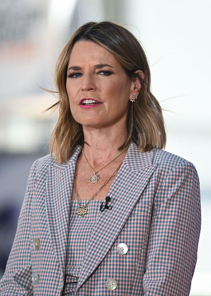NEW YORK, NY - JUNE 28:  Savannah Guthrie is seen as Gracie Abrams performs in concert at The Today Show Concert Series at Rockefeller Center on June 28, 2024 in New York City.  (Photo by NDZ/Star Max/GC Images)