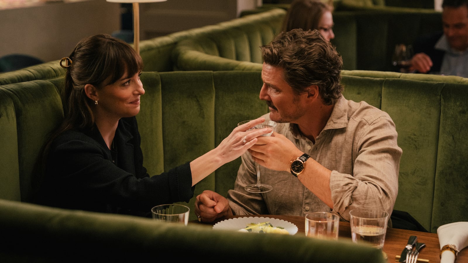Dakota Johnson and Pedro Pascal