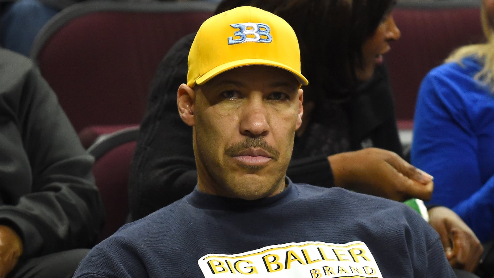 LOS ANGELES, CA - JANUARY 25: LaVar Ball, father of Lonzo Ball #2 of the UCLA Bruins, watches the game against the USC Trojans at Galen Center on January 25, 2017 in Los Angeles, California. (Photo by Jayne Kamin-Oncea/Getty Images)
