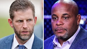 Eric Trump and former UFC fighter Daniel Cormier.