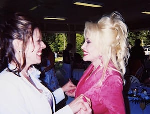 Freida Parton and Dolly Parton