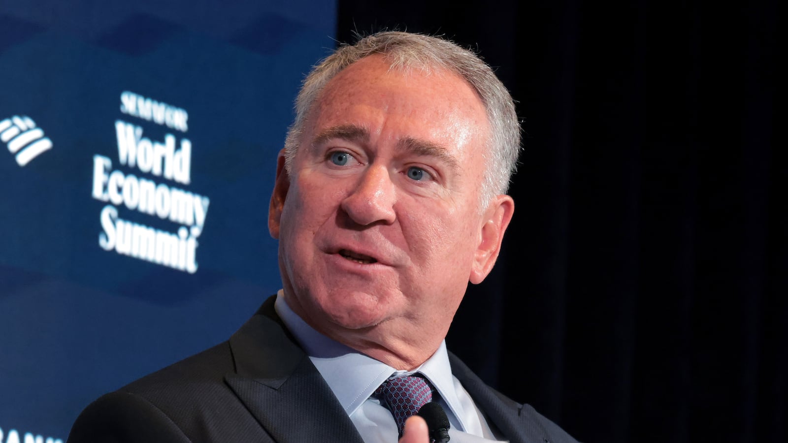 WASHINGTON, DC - APRIL 23: Citadel CEO Ken Griffin speaks during the Semafor World Economy Summit 2025 at Conrad Washington on April 23, 2025 in Washington, DC. The Summit, held from April 23-25, gathers CEOs, government officials, financial leaders, and more for conversations on the state of the global economy. (Photo by Kayla Bartkowski/Getty Images)