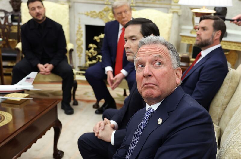 Witkoff, Rubio, Vance, Trump, Zelensky