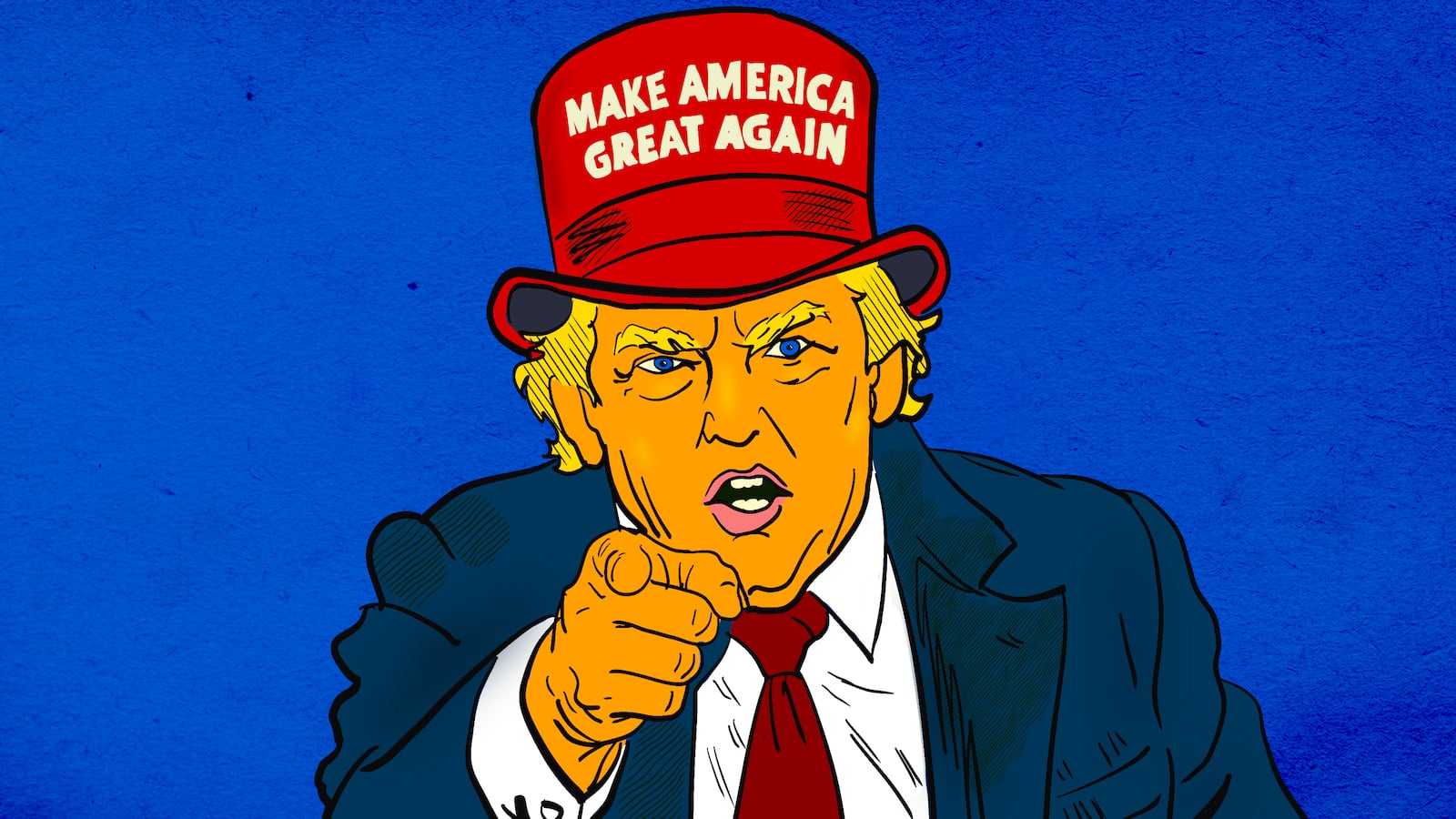 Donald Trump illustration