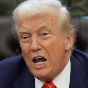 U.S. President Donald Trump speaks during a bill signing in the Oval Office of the White House on February 03, 2026 in Washington, DC.