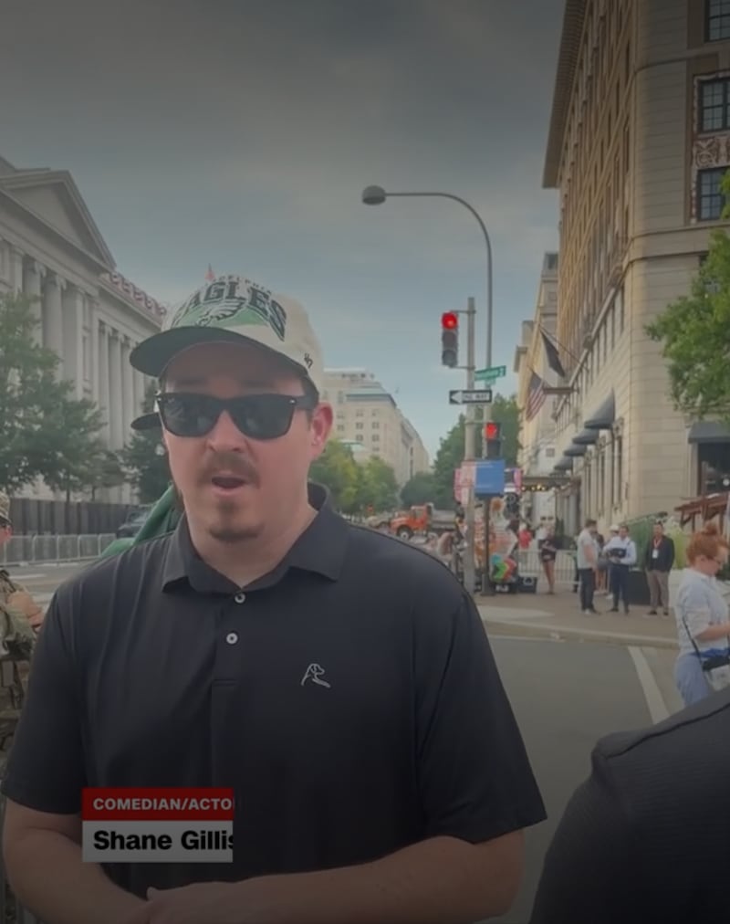 CNN spotted Shane Gillis at the event.