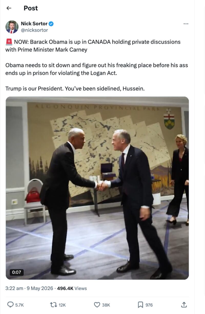 Some users called for the Logan Act.