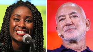 Karen Attiah and Jeff Bezos.