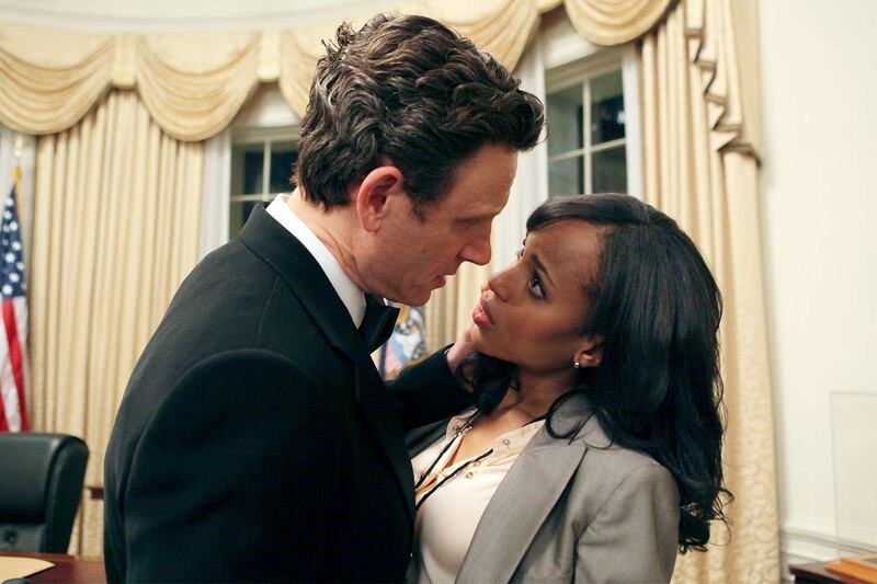 Tony Goldwyn and Kerry Washington in 'Scandal'