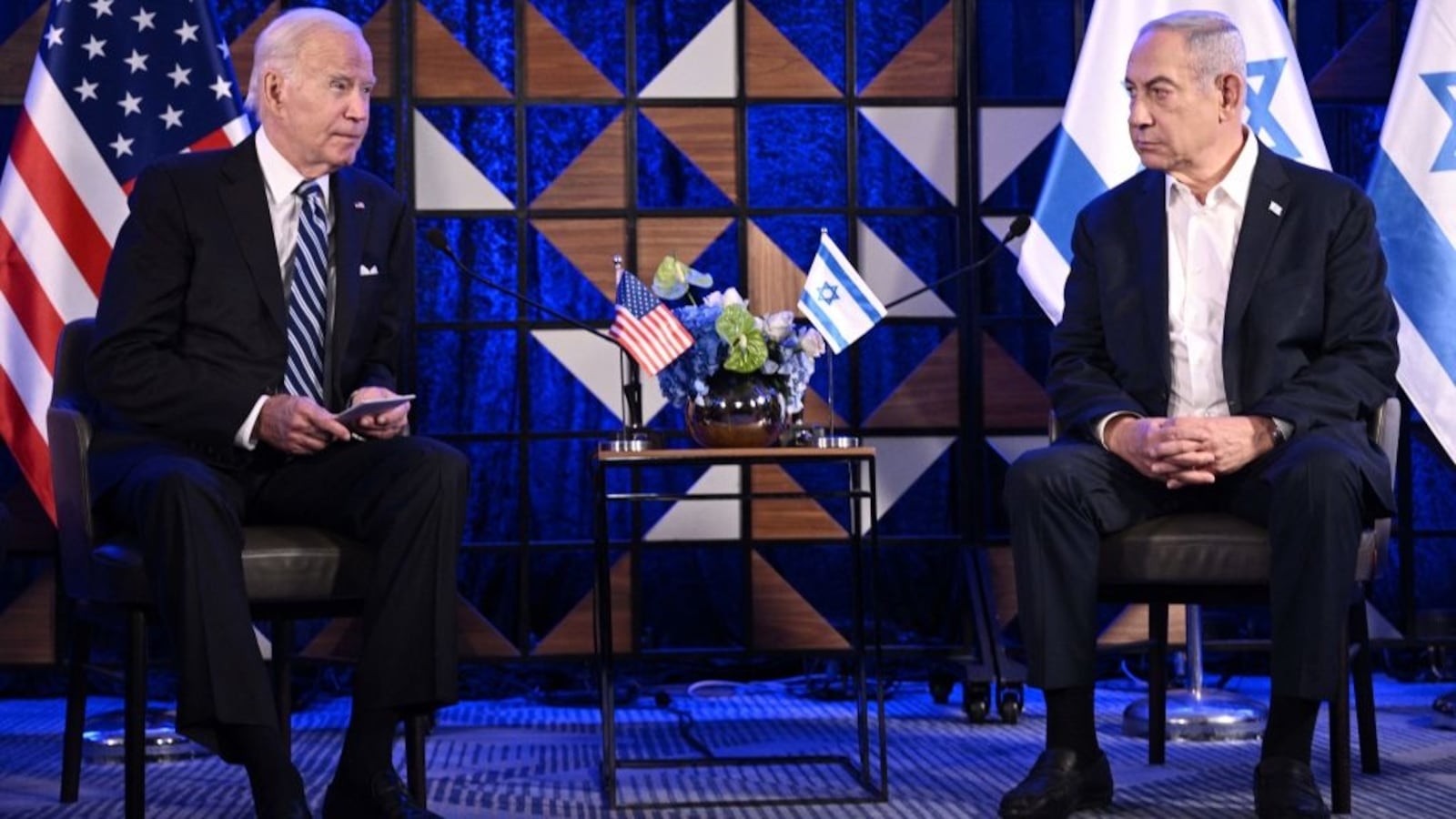 Joe Biden says people have “every reason” to believe Benjamin Netanyahu is prolonging Israel’s war in Gaza for his own political self-preservation.