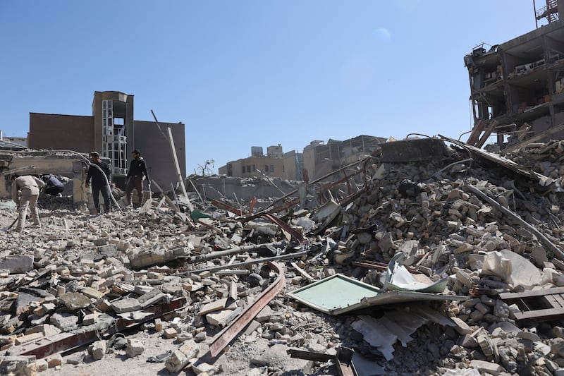 Debris lies scattered in the aftermath of an Israeli and U.S. strike on a police station, amid the U.S.-Israeli conflict with Iran, in Tehran, Iran, March 3, 2026. Majid Asgaripour/WANA (West Asia News Agency) via REUTERS ATTENTION EDITORS - THIS PICTURE WAS PROVIDED BY A THIRD PARTY