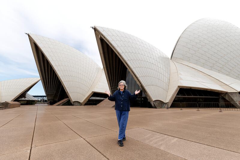 Rosie O'Donnell arrives in Australia ahead of her "Common Knowledge" show at the Sydney Opera House