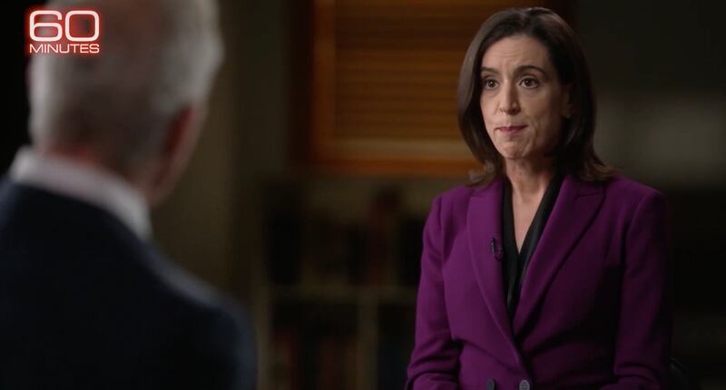 Elizabeth Oyer on 60 Minutes.