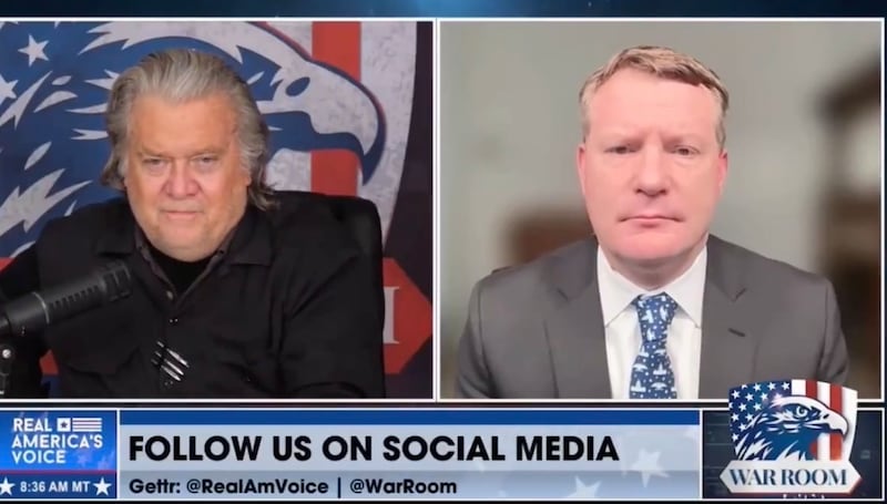 Mike Davis on Steve Bannon's War Room podcast.
