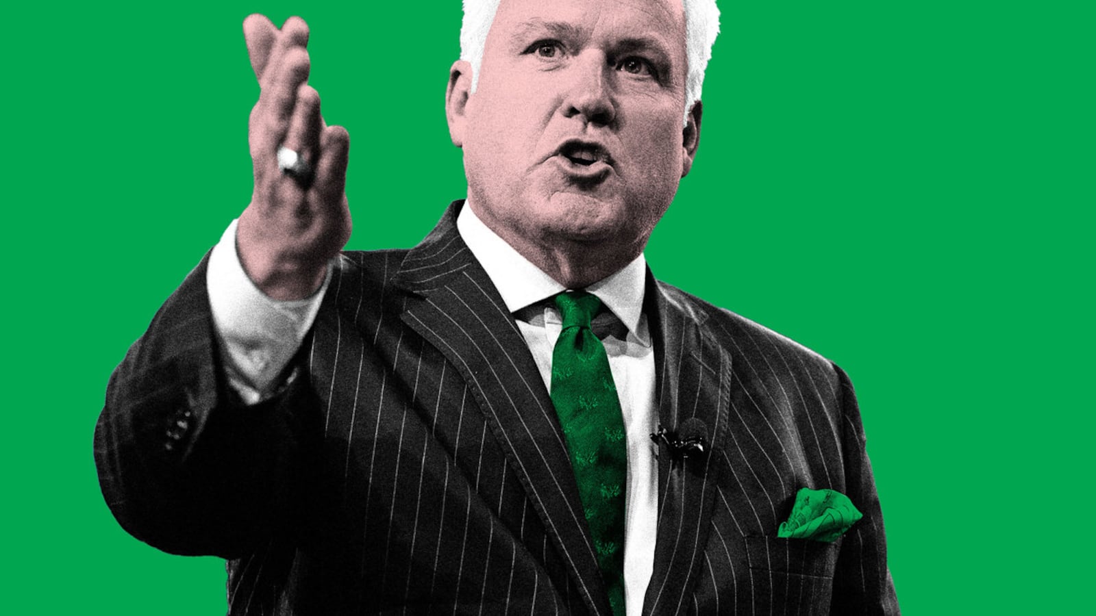A photo illustration of Matt Schlapp.