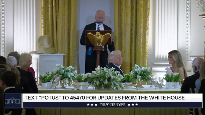 King Charles' speech at White House state dinner