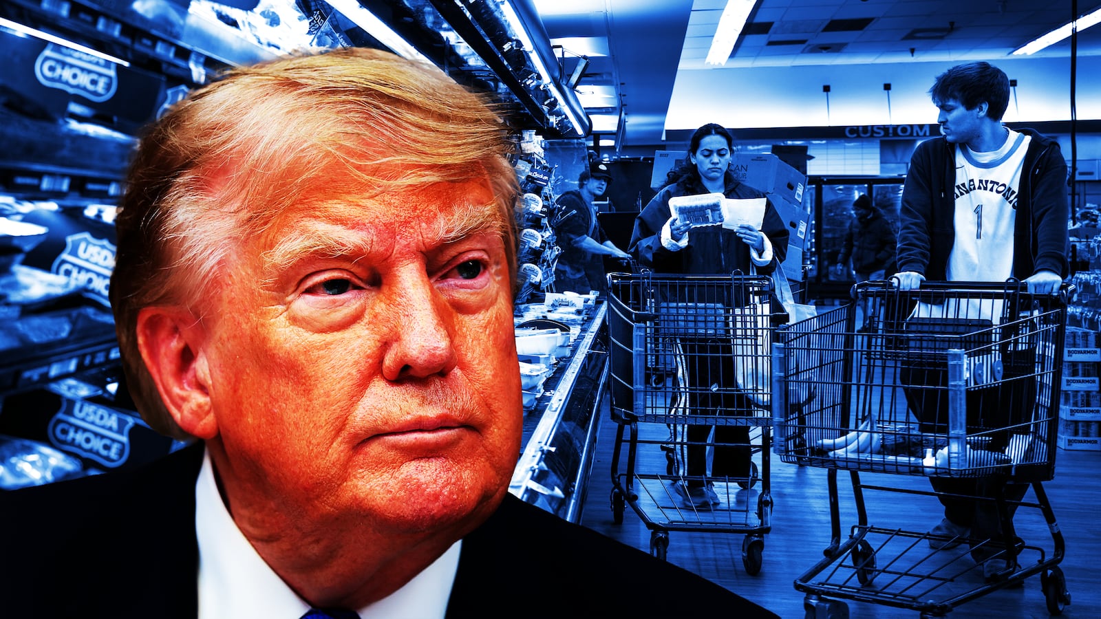 Donald Trump photo illustration