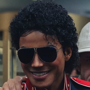 Jaafar Jackson as Michael Jackson and KeiLyn Durrel Jones as Bill Bray in Michael. Photo Credit: Glen Wilson/Lionsgate