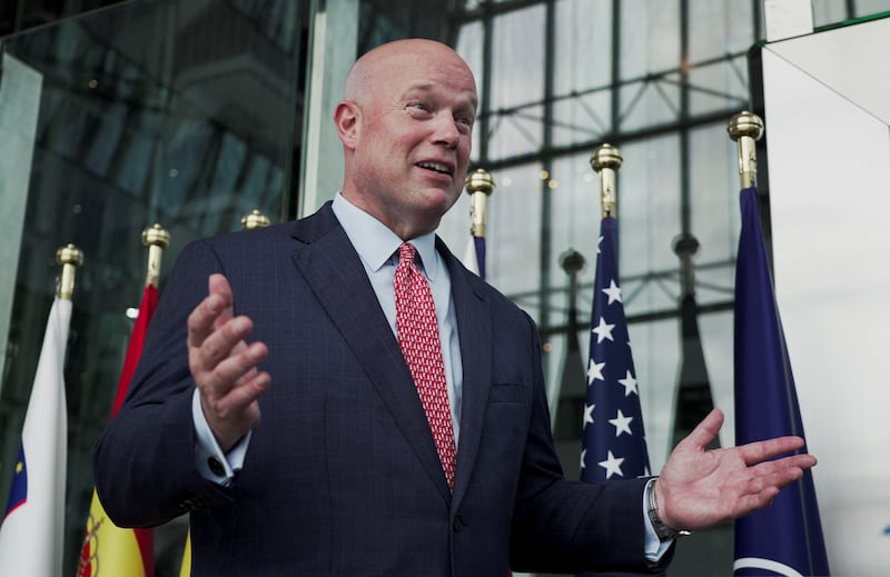 Whitaker stammered through his answer on Fox about why tourists are loving the U.S.