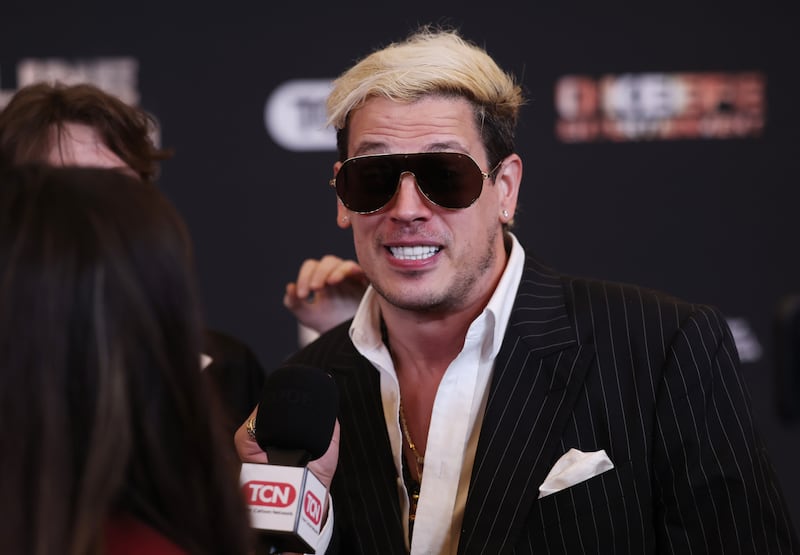 Milo Yiannopoulos attends the world premiere of James O'Keefe's debut film "Line In The Sand" on October 08, 2024.