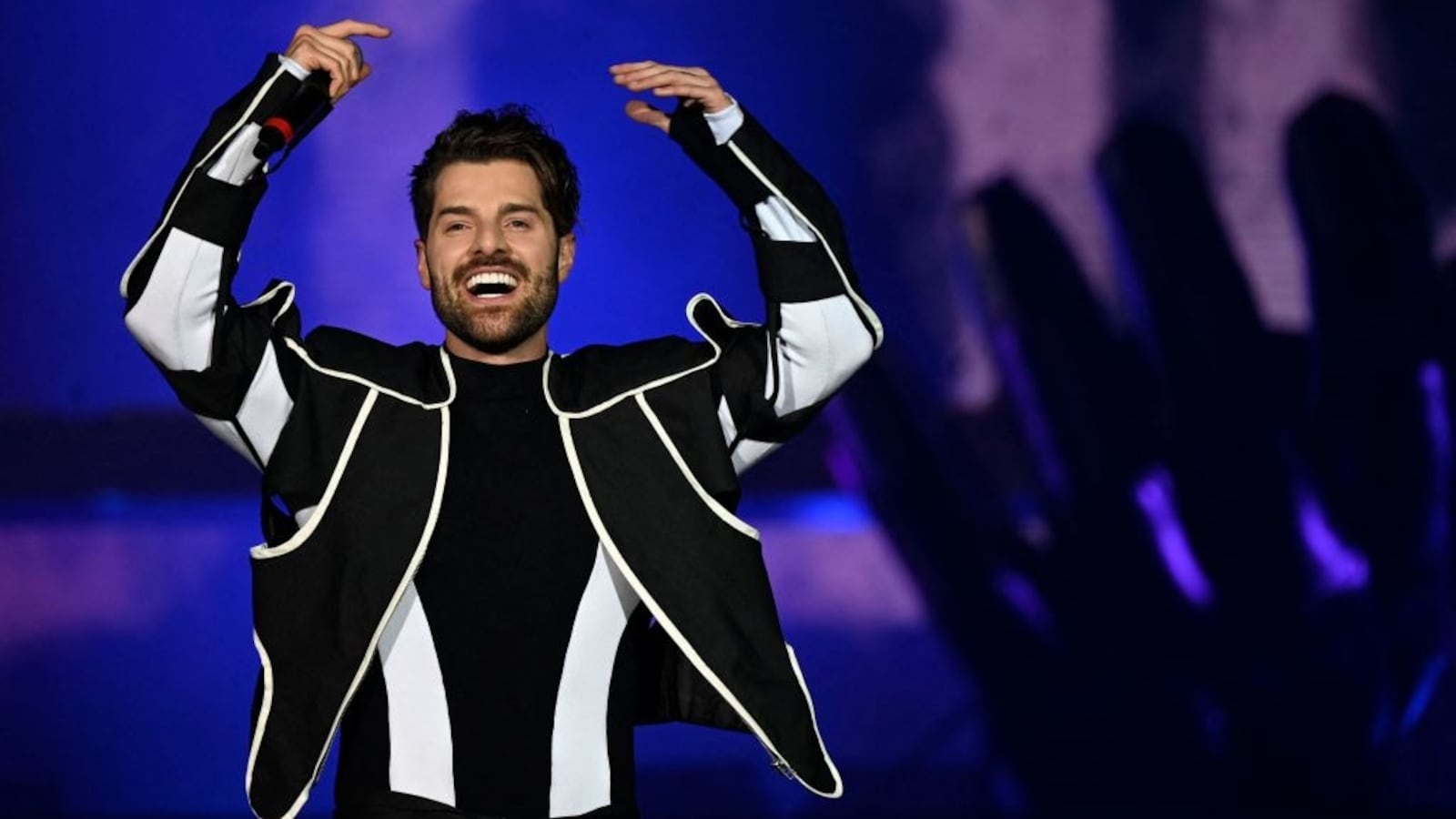 Brazilian DJ Alok performs during his concert on the main stage of the Rock in Rio music festival at the Olympic Park in Rio de Janeiro, Brazil, on Sept. 3, 2022.